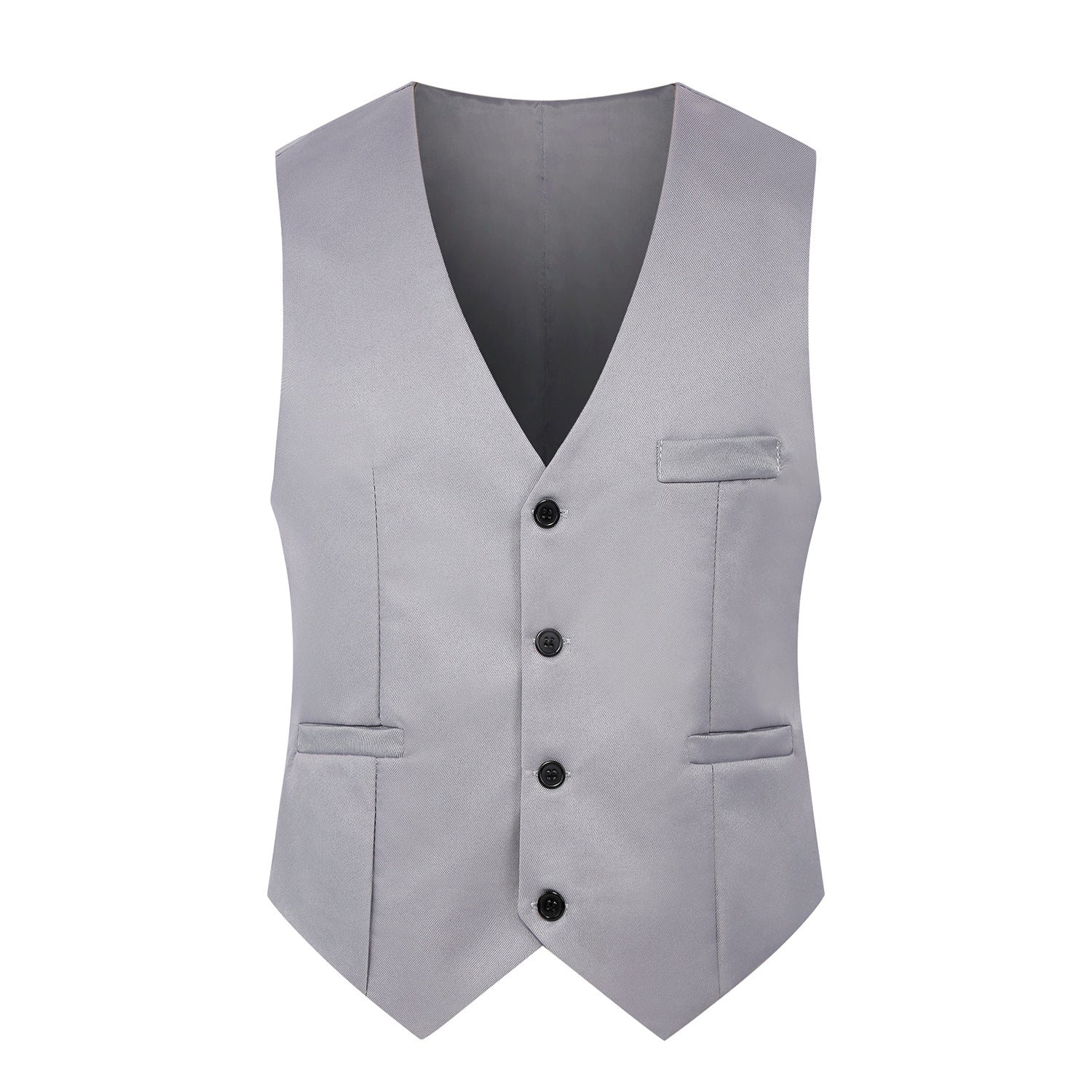 Fashion Simple Men's Suit Solid Color Vest