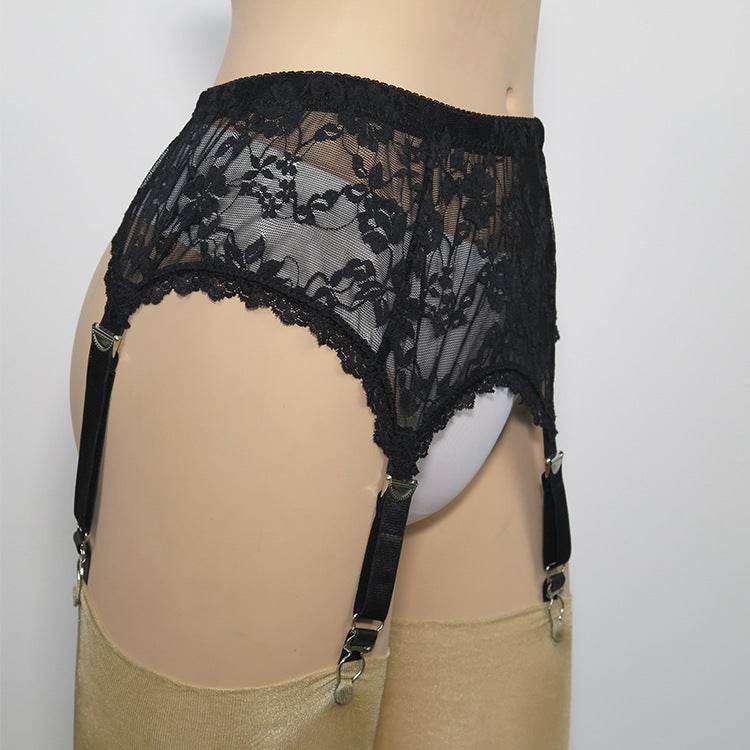 F4 Claw Non Slip Fastener Garter Belt Stockings - Mubimart
