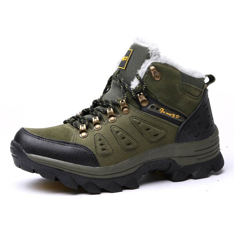Men's Outdoor Hiking Shoes Cold And Warm Snow Boots - Mubimart