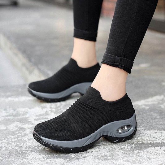 Women's Sneaker Fashion Slip-on Plus Size Women's Shoes - Mubimart