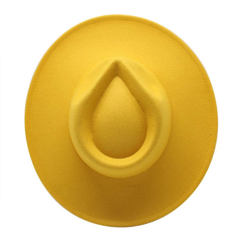 New Woolen Casual Fedora Hat - Mubimart
