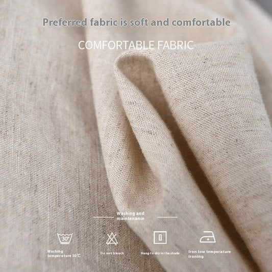 Long LinenMens Linen Shirts Sleeves Casual All-matching Cotton Linen Shirt - Mubimart