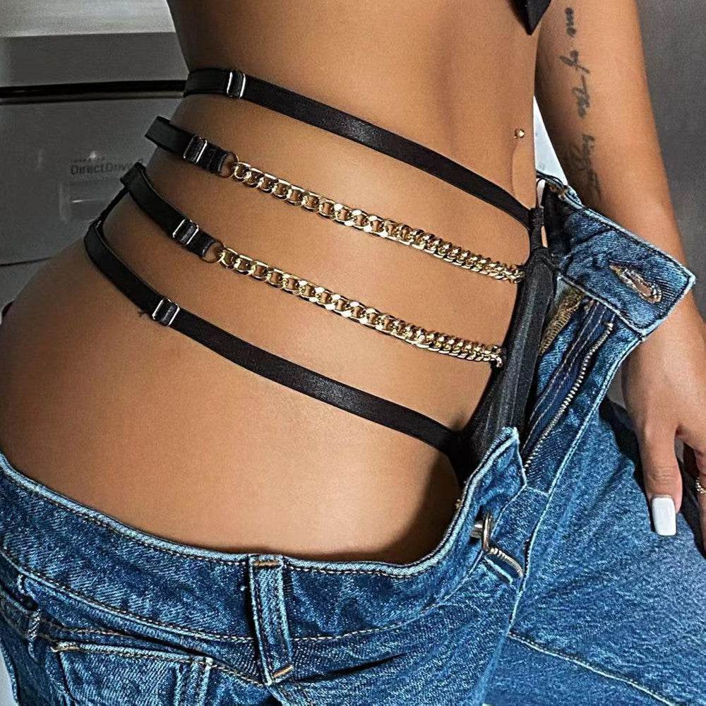 Waist Chain Extremely Seductive Thong - Mubimart