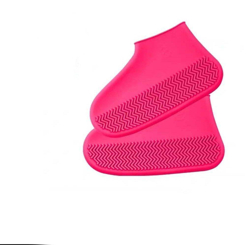 Men and women hiking slip wearable easy to carry silicone rain boots - Mubimart