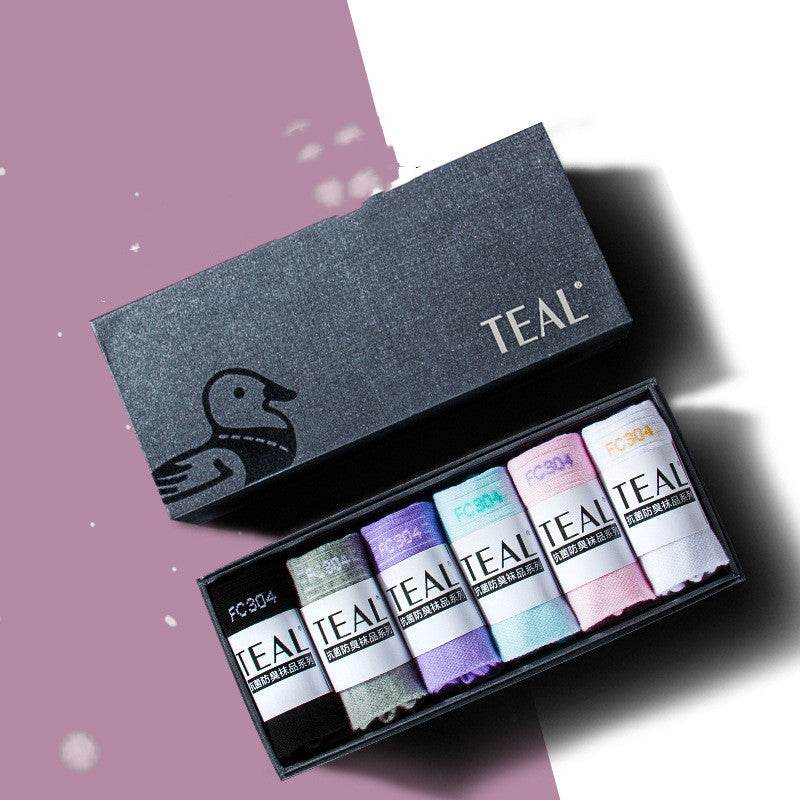 Thin Antibacterial Candy-colored Low Cut Short Tube Women's Socks - Mubimart