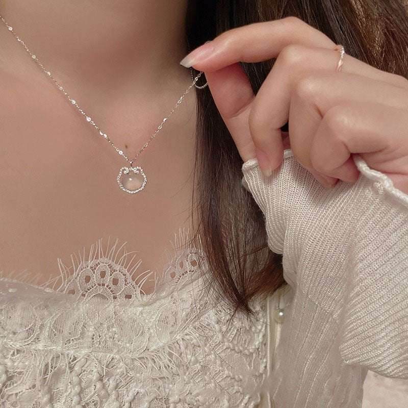 Love Pearl Clavicle Chain Necklace For Women - Mubimart