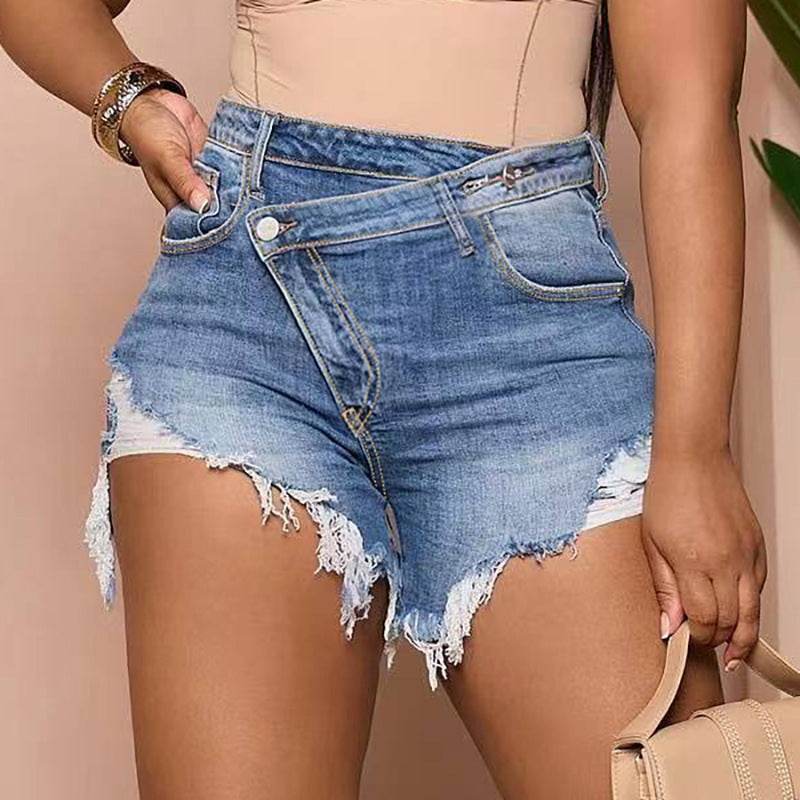 Fashion Personality Denim Shorts For Women - Mubimart