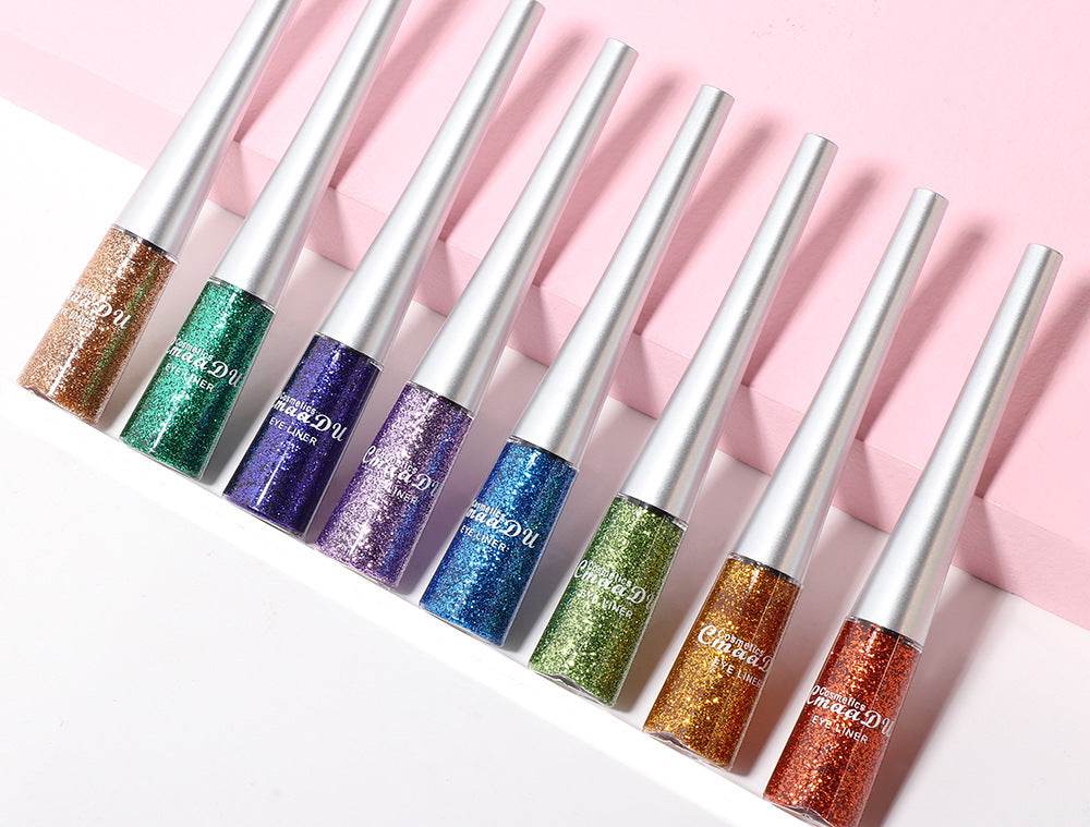 Creative Multicolor Glitter Liquid Eyeliner Set - Mubimart