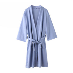 Couple Robes Sleepwear Women Men Loungewear Bathrobe - Mubimart -  