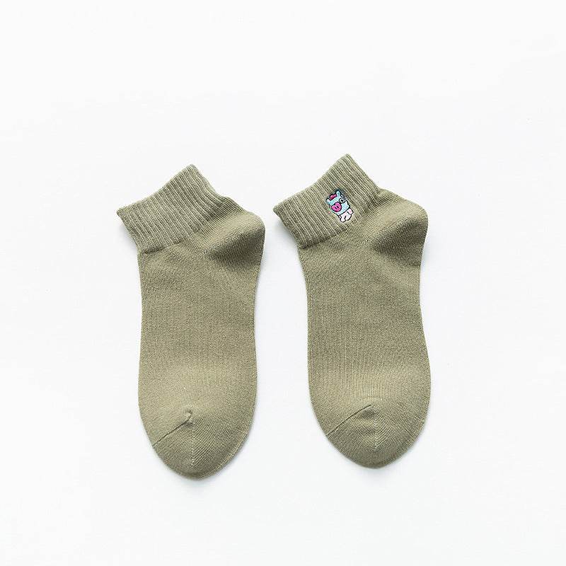 Low waist socks invisible boat socks - Mubimart