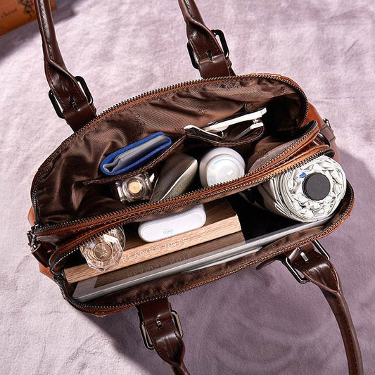 Bag Female Women's Genuine Leather Bags Handbags Crossbody Bags For Women Shoulder Bags Genuine Leather Bolsa Feminina Tote - Mubimart