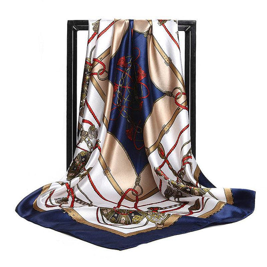 Women's chain bag scarf scarves - Mubimart