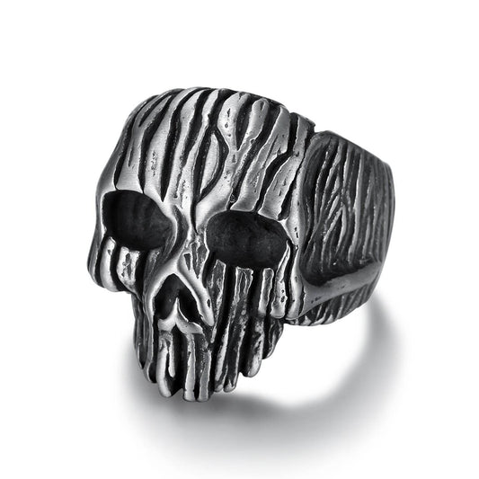 Personality Skull Men And Women Punk Ring Men - Mubimart