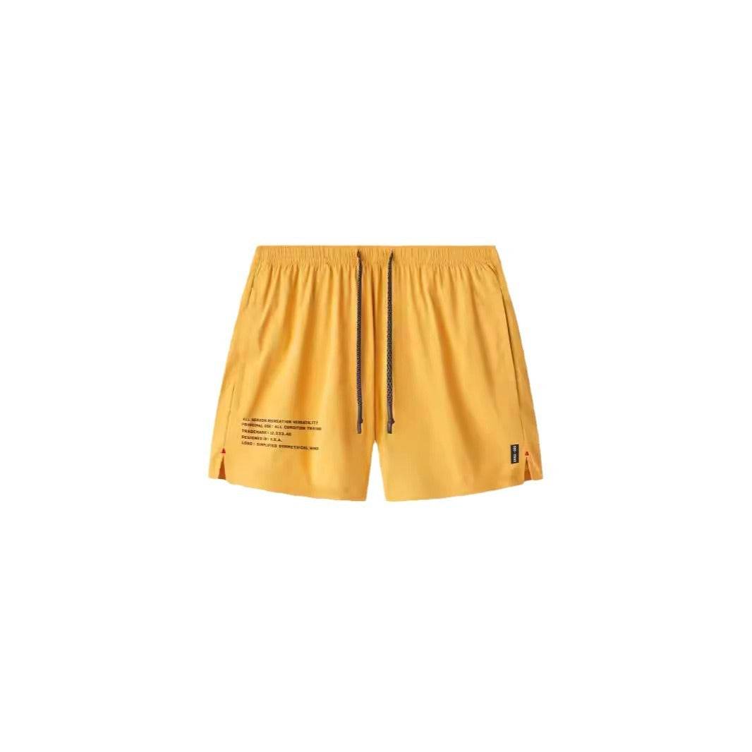 Muscle Workout Nylon Spandex Sports Shorts - Mubimart