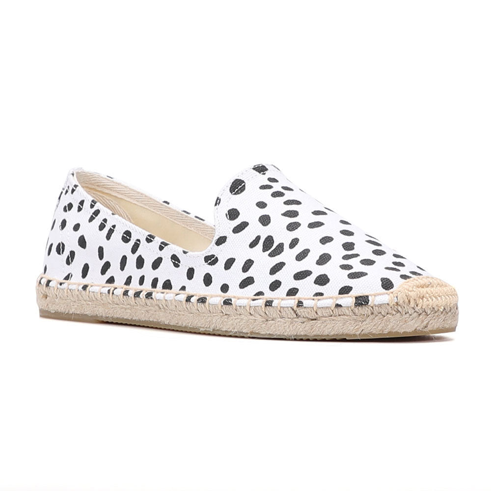 Canvas espadrilles flat shoes