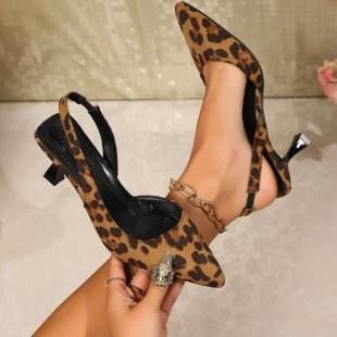 Women's Suede Classy Stilettos Pointed High Heels - Mubimart