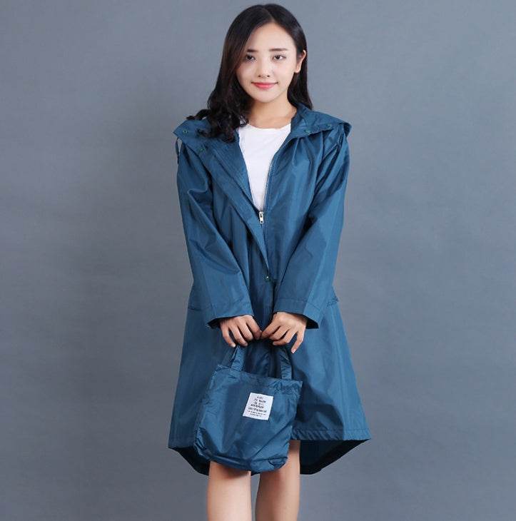 Fashion windbreaker raincoat - Mubimart