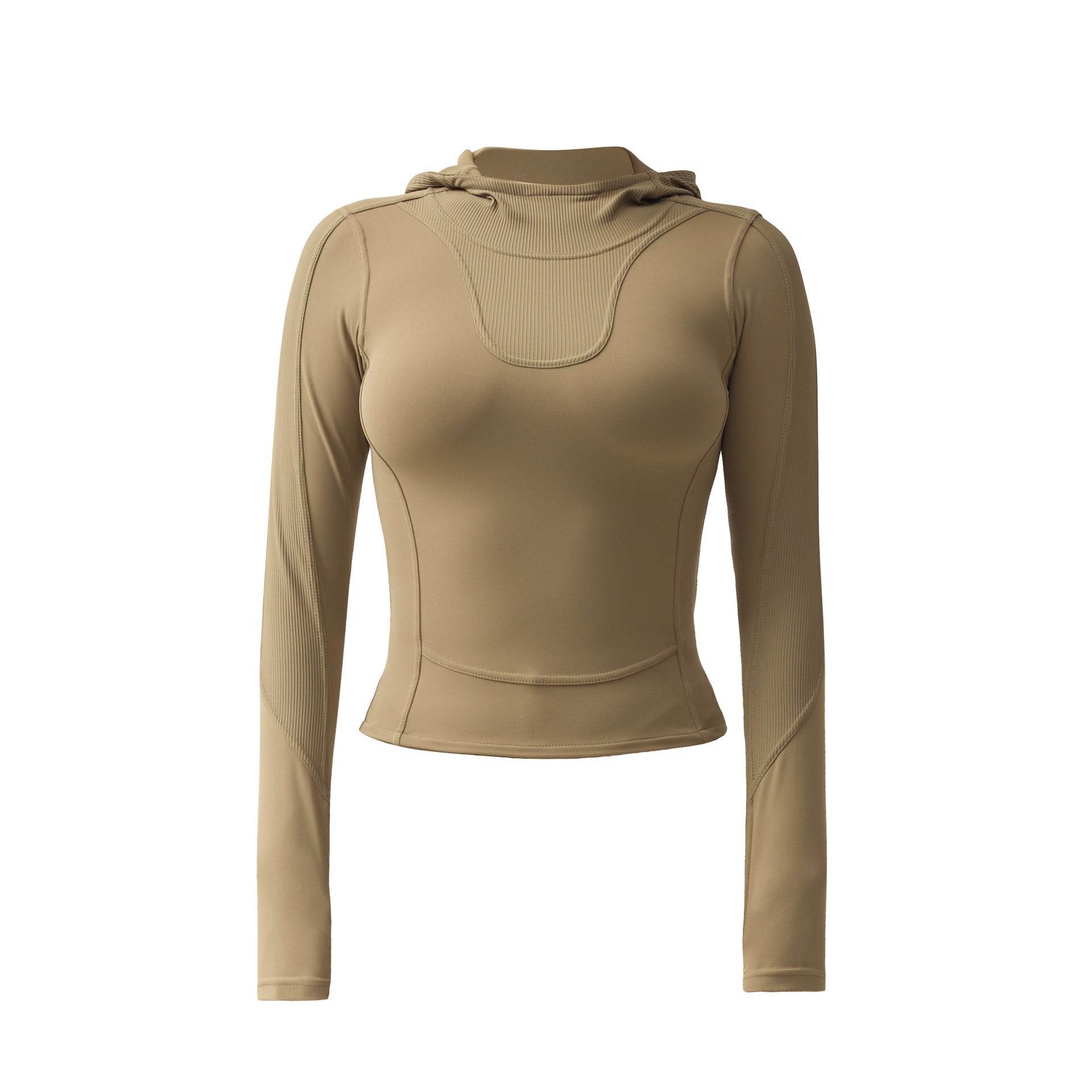 Women's Long-sleeved Pullover Outdoor Workout Clothes Sports Top - Mubimart