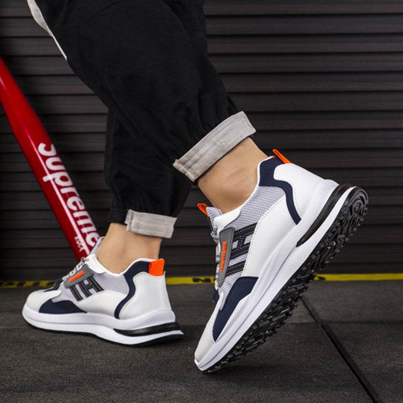 Men Sneakers White Sports Shoes Running Walking - Mubimart