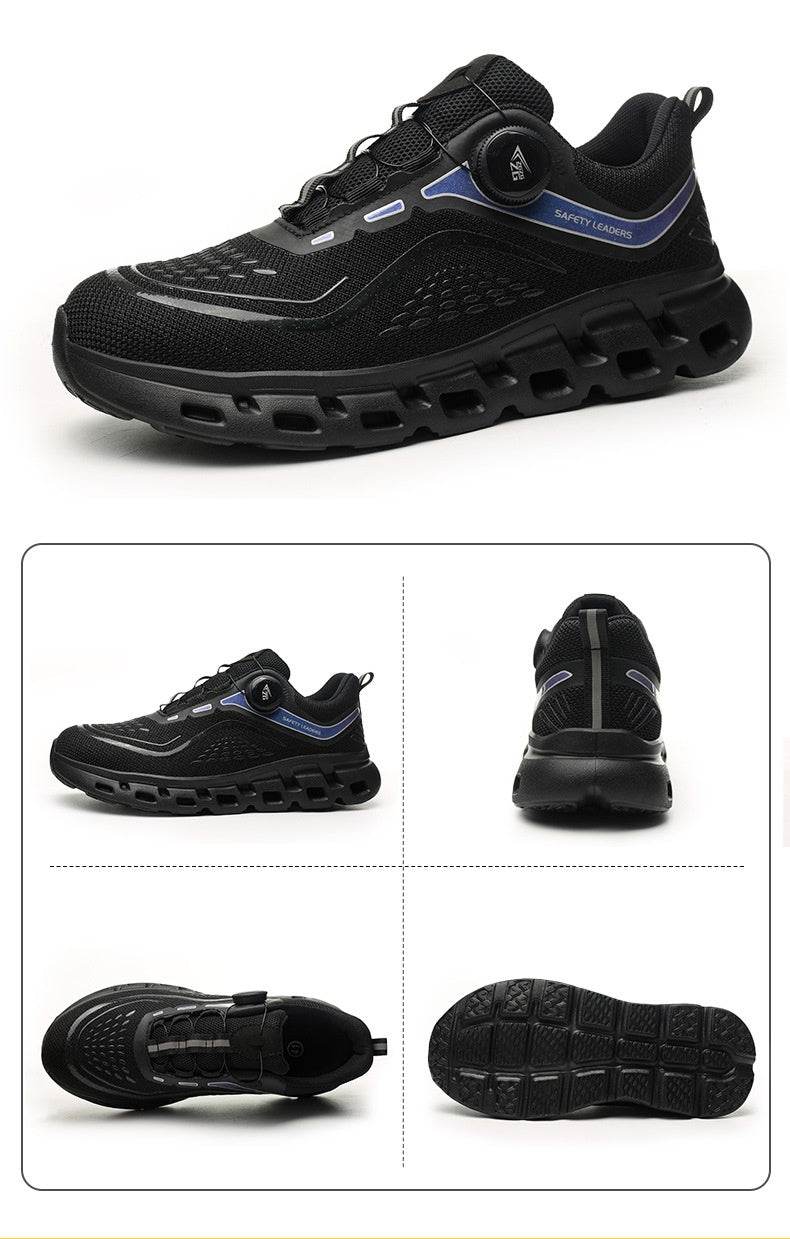 Anti-smashing Anti-penetration Steel Toe Breathable And Wearable Safety Shoes - Mubimart