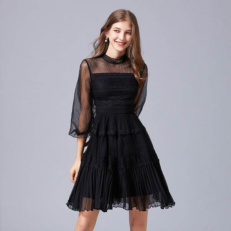 Europe And America Slim Fashion Young Black Lady Plus Size Skirt - Mubimart