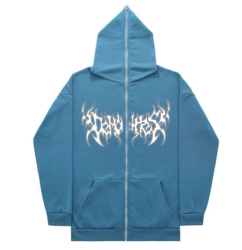 Personalized All-matching Loose Casual Zipper Hoodie - Mubimart