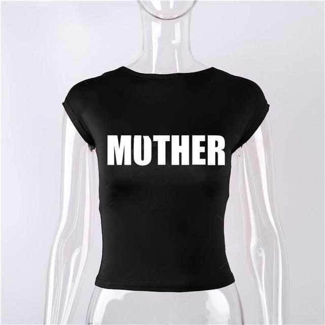 Backless Short Sleeve White Y2K Clothes Crop Top Women Aesth - Mubimart