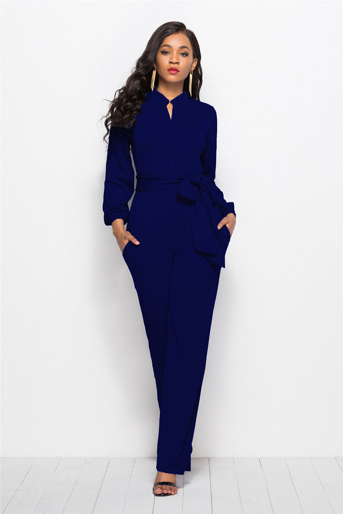 Fat woman plus large size jumpsuit - Mubimart -  