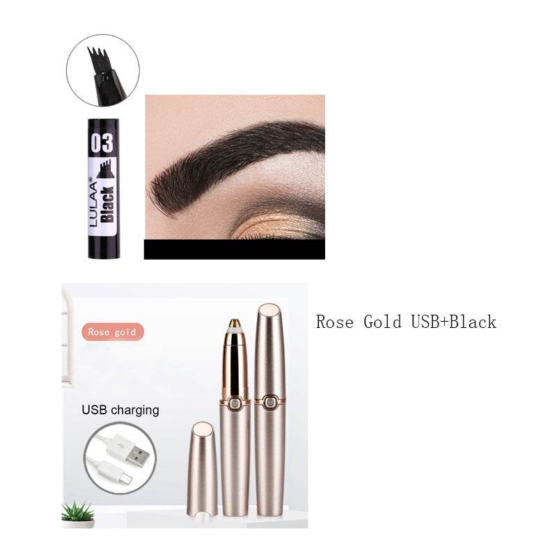 Electric Eyebrow Repairer Not Blooming Liquid Eyeliner - Mubimart