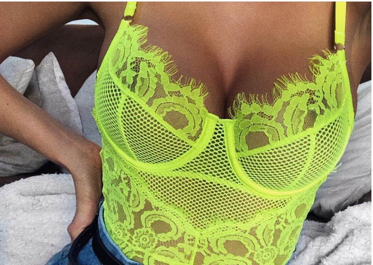 Lace Bodysuit - Mubimart