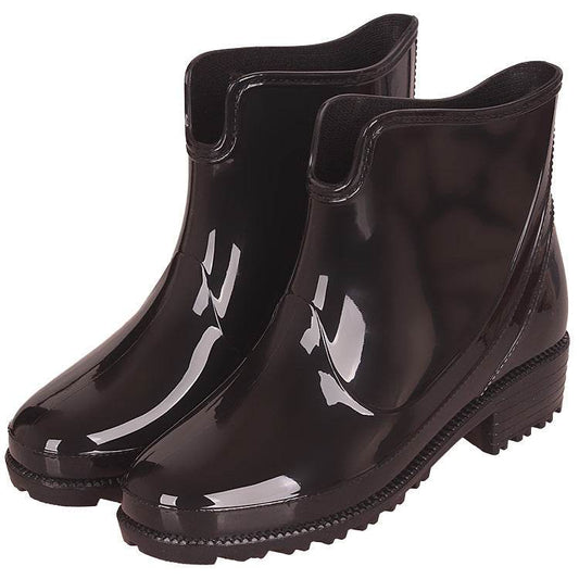 Women's Rain Boots Low-top Rain Boots Low-top Non-slip - Mubimart