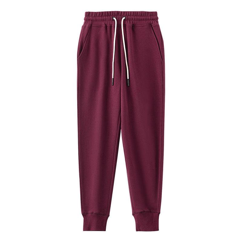 Knit Close Up Casual Simple Sweatpants - Mubimart