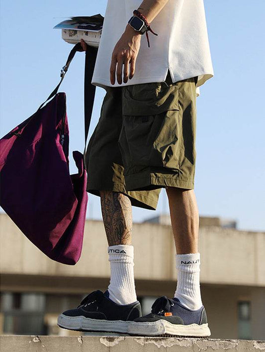 Men's Outdoor Functional Cargo Shorts - Mubimart