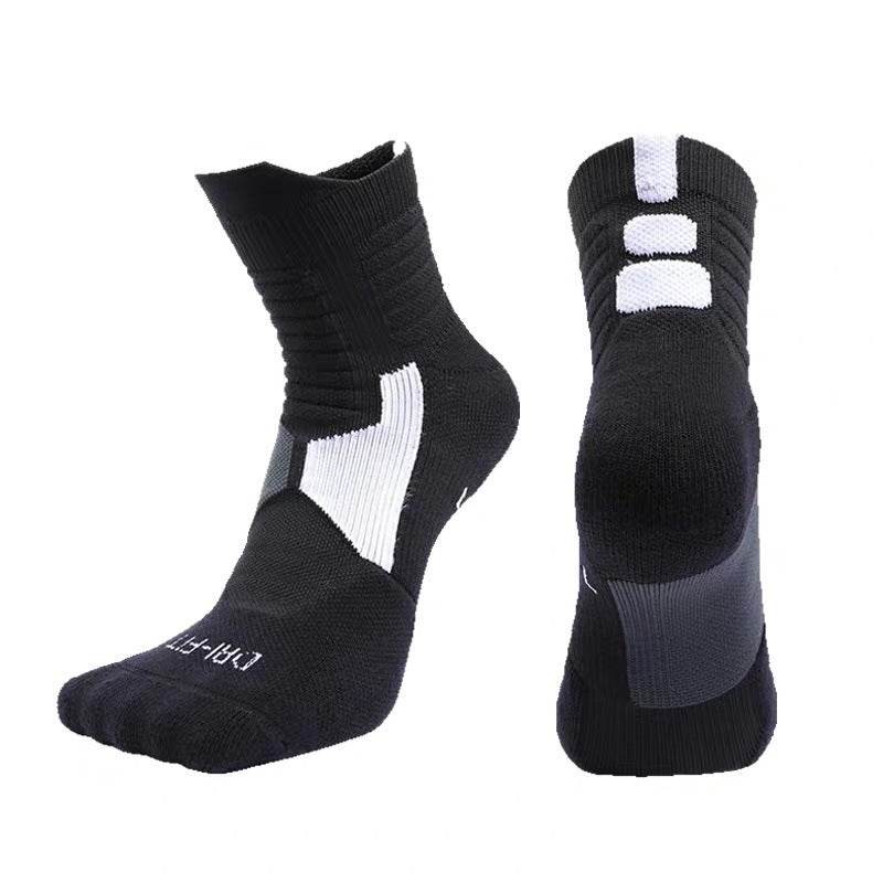 Sports Socks, Sweat-Absorbent, Elite Basketball Socks - Mubimart