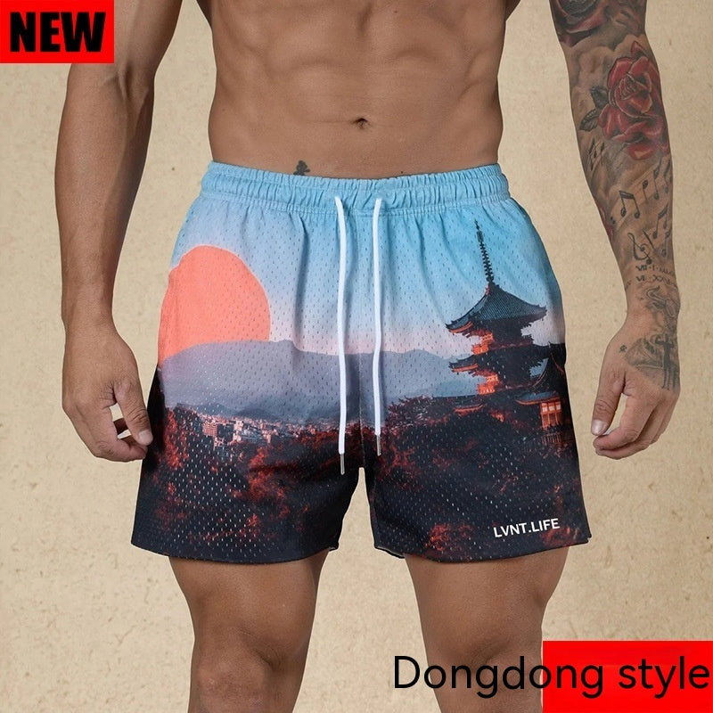 American Casual Shorts Exercise Workout Pants