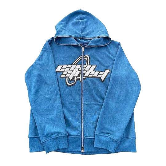 Full Face Zipper Hoodie - Mubimart
