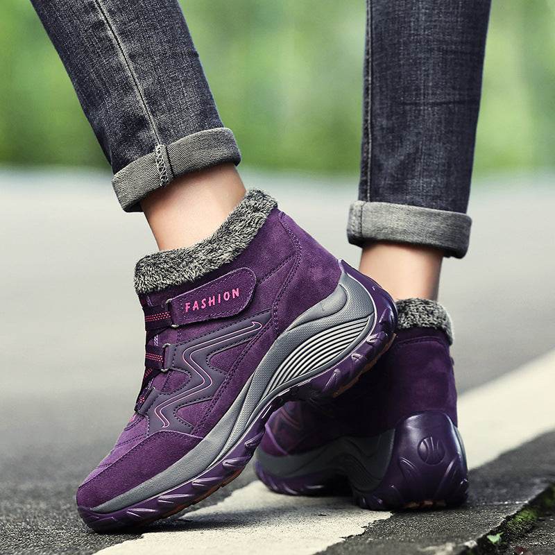 Hiking Shoes For Women Real Leather Non-Slip Outdoor Hiking Boots Trekking Shoes Waterproof Sport Sneakers Camping Sport Shoes - Mubimart