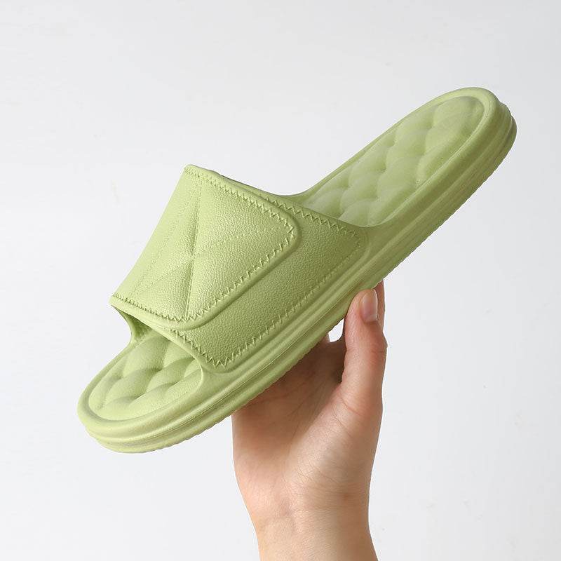 Summer Slippers Plaid Design Bathroom Slippers For Women Shoes - Mubimart