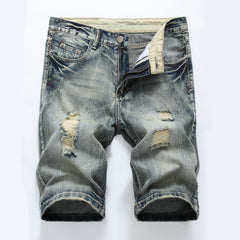 Heren Casual Mode Denim Shorts