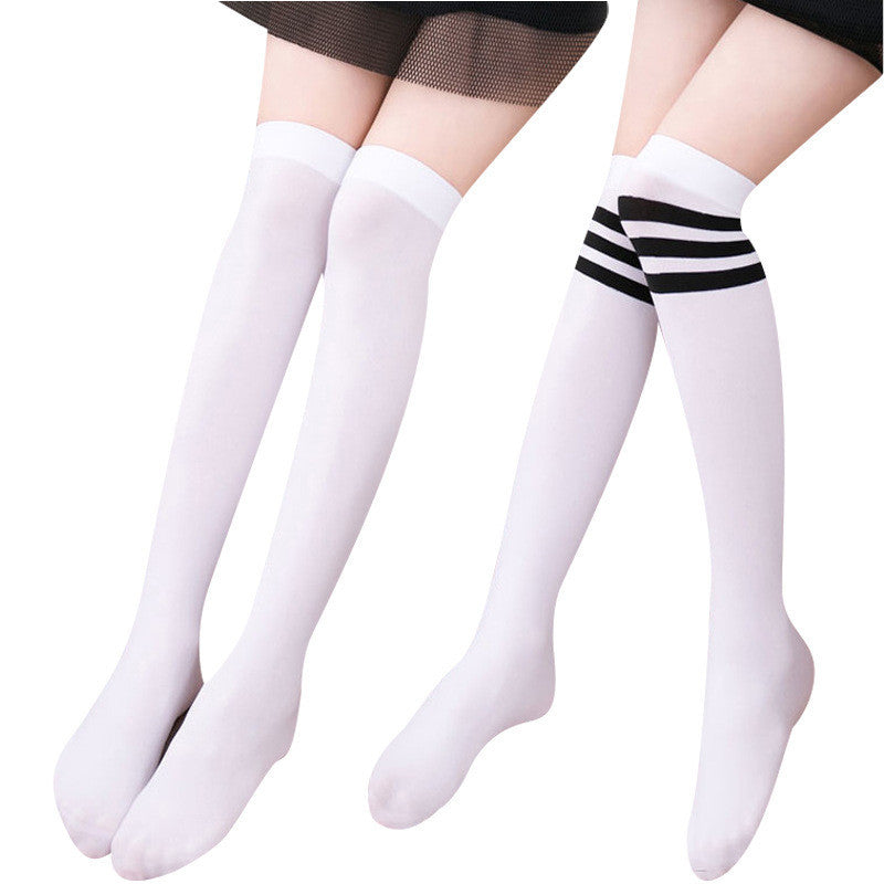 Student Socks Girls Over The Knee Socks Stockings - Mubimart -  