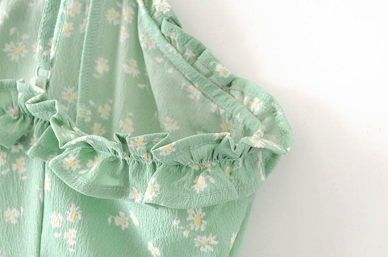 Floral camisole dress - Mubimart