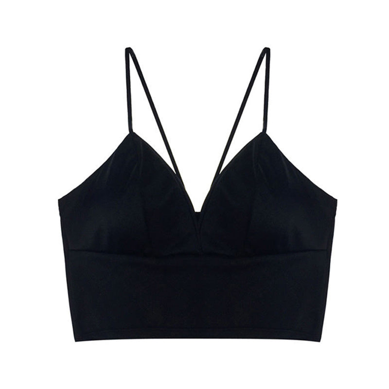 Thin bra bottom camisole - Mubimart -  