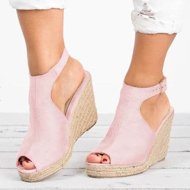 Fashion Women Platform Sandals Peep Toe Spartan Sandals Women Summer Wedges High Heel Shoes - Mubimart