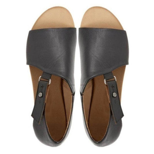 Flat bottom versatile sandals - Mubimart