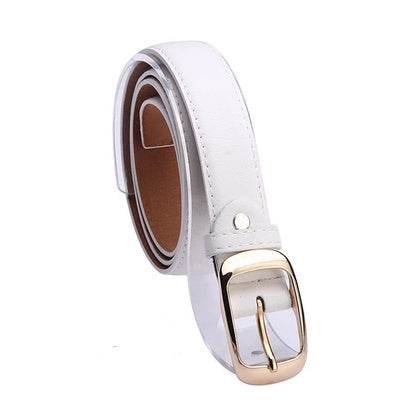 Korean women's casual versatile belts Women's Japanese buckle waistband Fashion trend versatile decorative belt - Mubimart