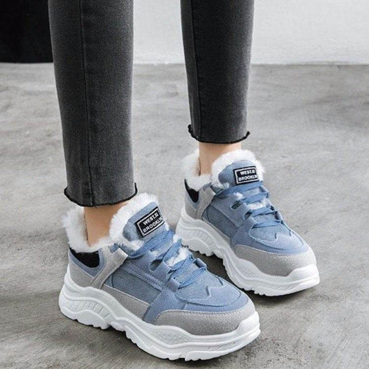 Trifle shoes sneakers cotton shoes women sneakers - Mubimart