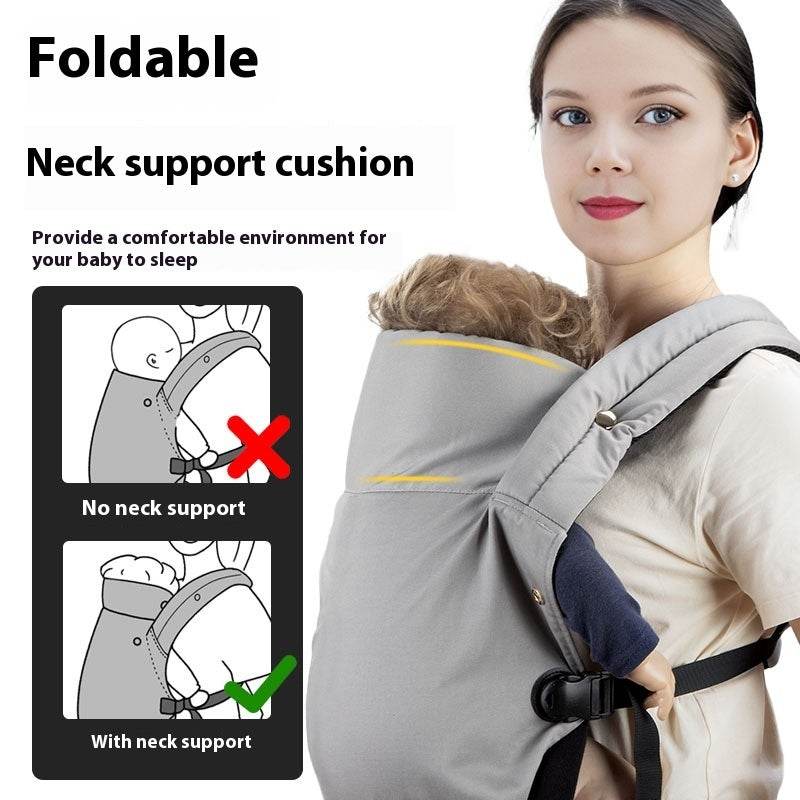 Baby Carrier Strap Baby Shoulder Front And Back Cotton - Mubimart