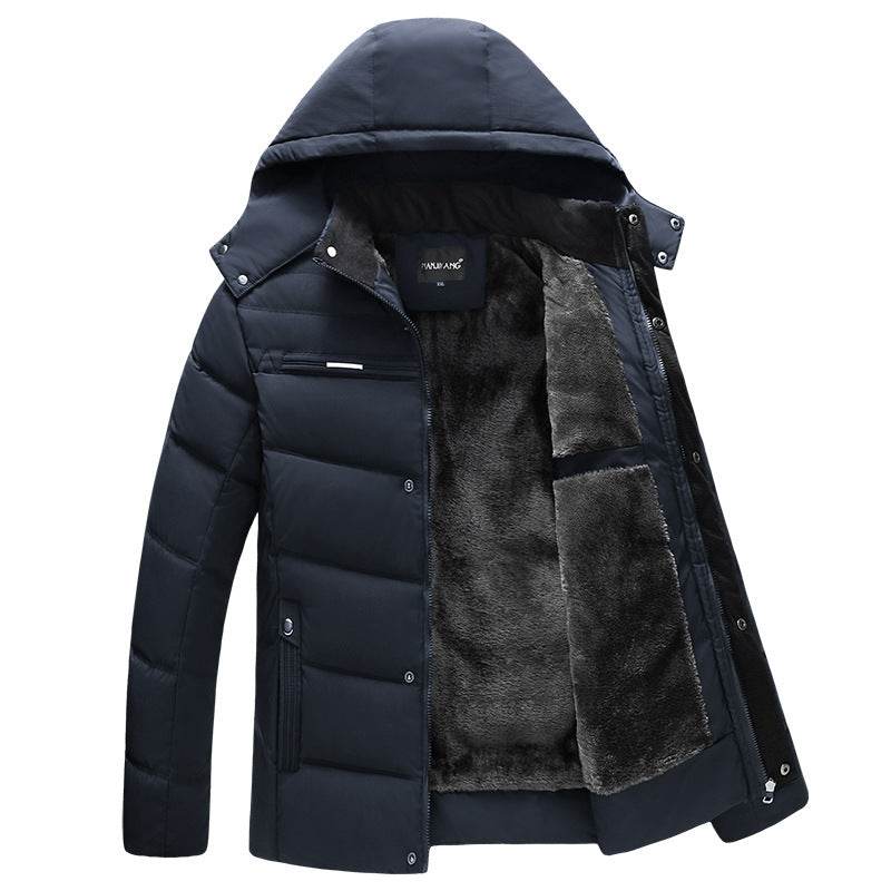 Men's plus down down padded jacket - Mubimart