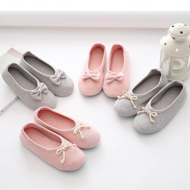Maternity Indoor Floor Household Shoes Cotton Slipper Female - Mubimart