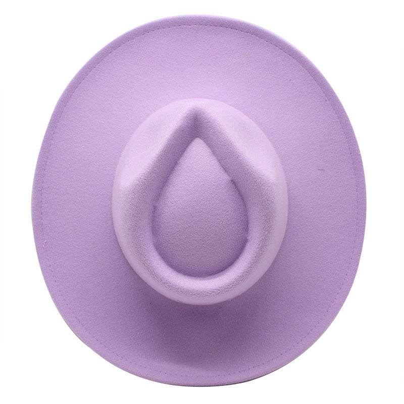 New Woolen Casual Fedora Hat - Mubimart